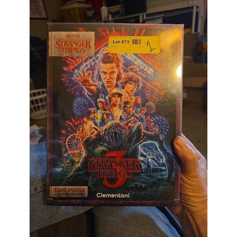 NEW & SEALED Clementoni 39979 Stranger Things 3 Netflix 1000 Pc Jigsaw Puzzle